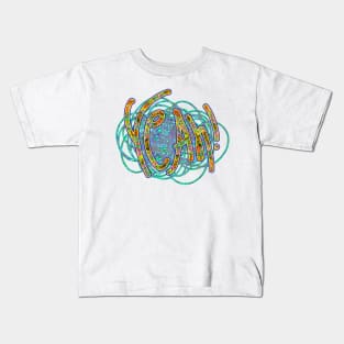 "YeAh!" digital abstract art Kids T-Shirt